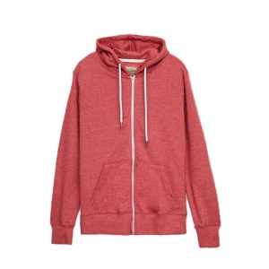 Hooded sweatshirt with zip